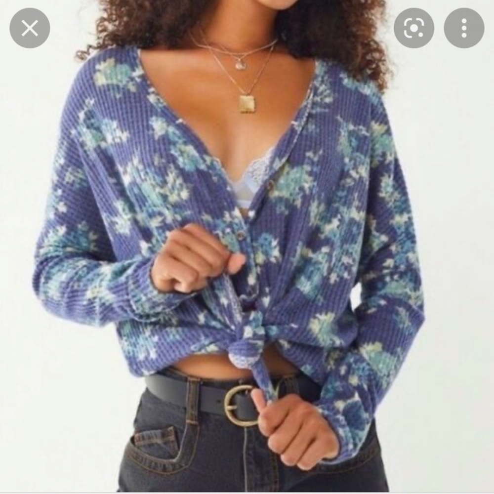 Urban Outfitters waffle knit top